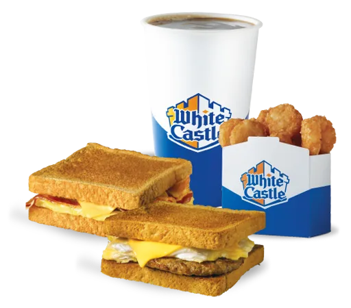 Two Breakfast Toast Sandwiches Combo