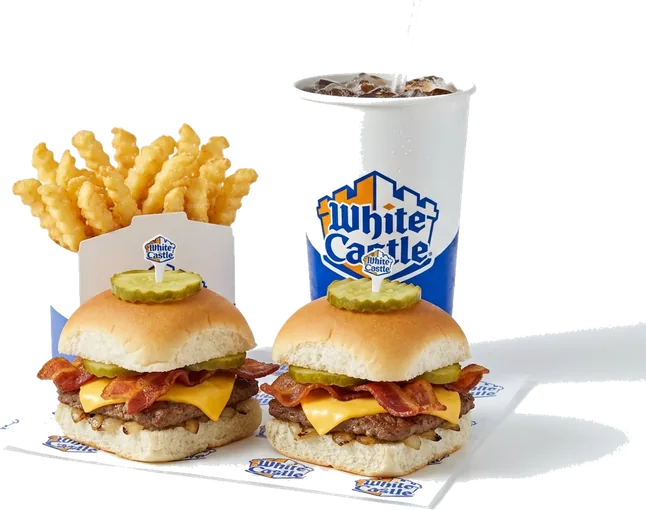 Combo #6: 2 Bacon & Cheese Sliders