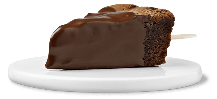 Fudge Dipped Brownie-On-A-Stick